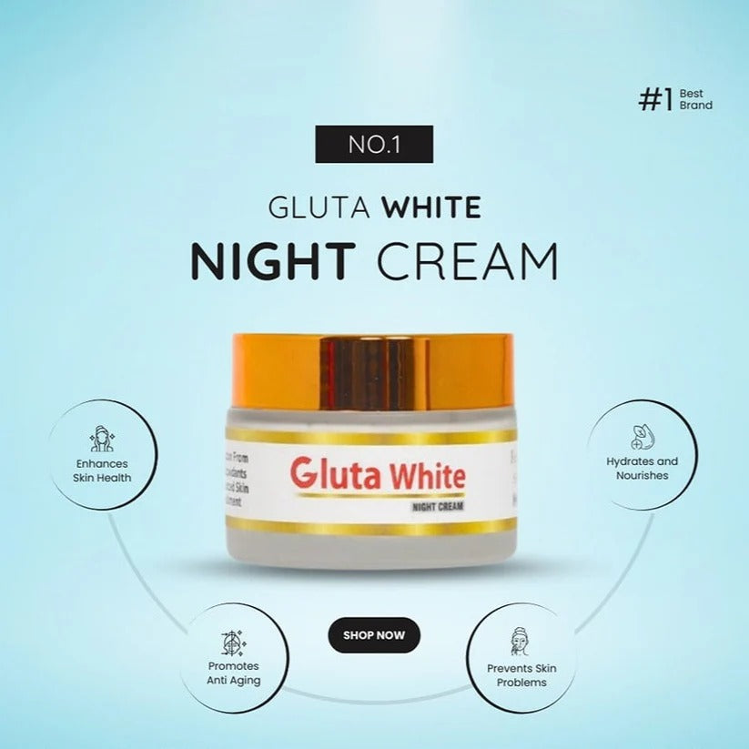 Gluta White Extreme Stronge Light up And Anti-Aging Night Cream
