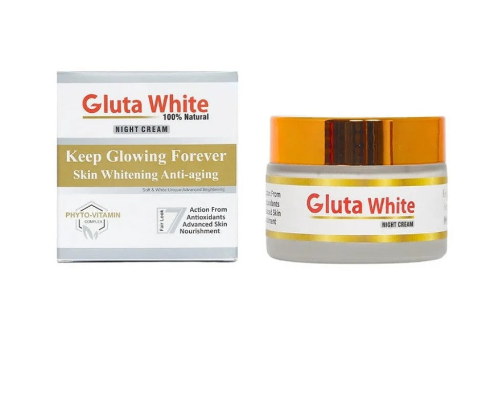 Gluta White Extreme Stronge Light up And Anti-Aging Night Cream