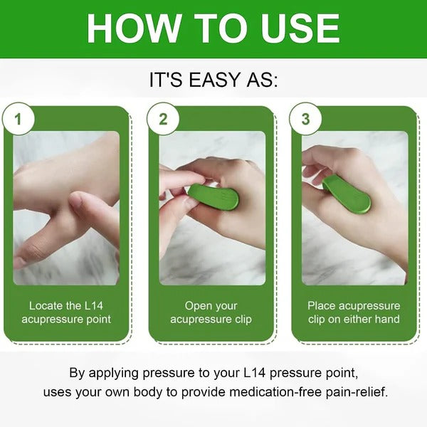 Magnetic Acupressure Finger Clips